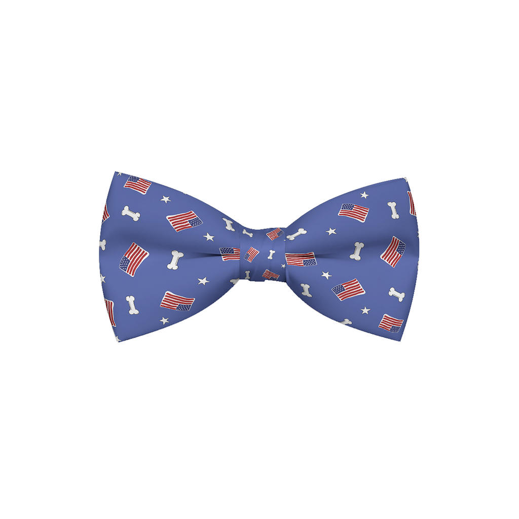 Nœud papillon pour chien aux couleurs de l'Amérique