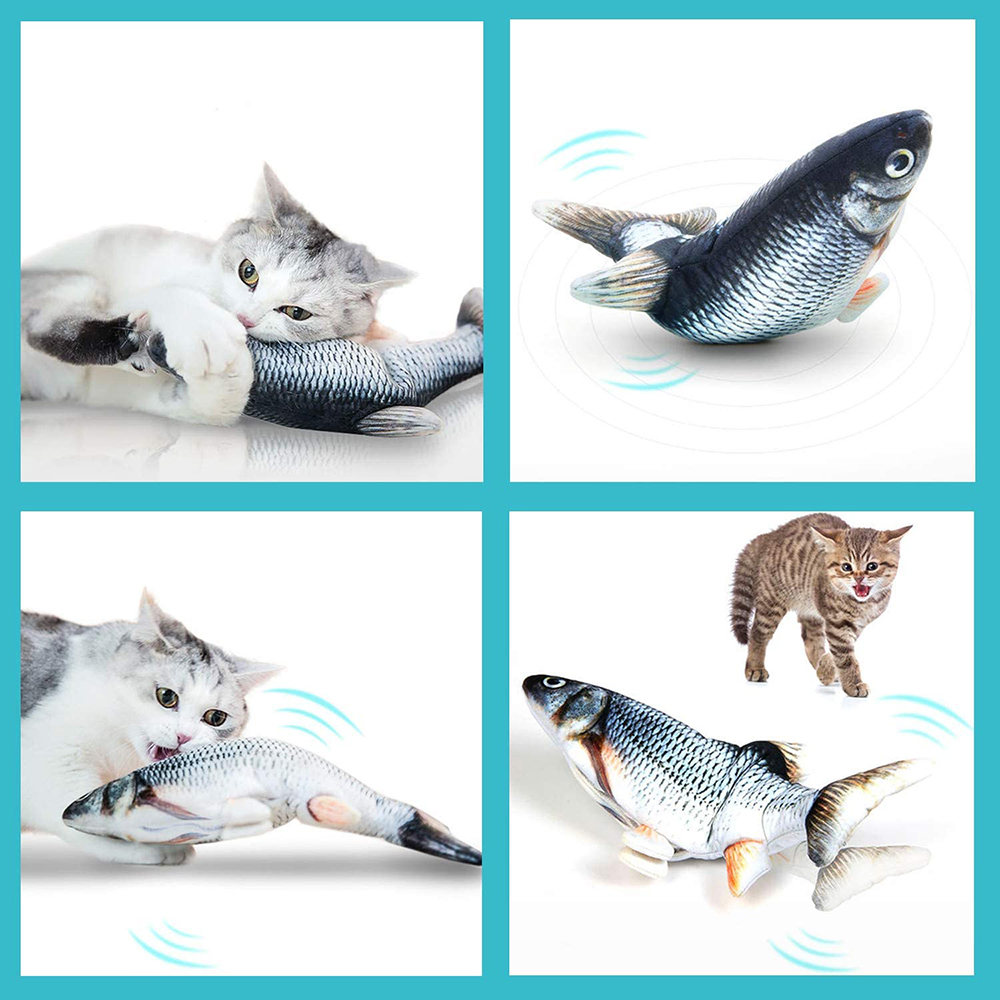 Jouet Poisson Électronique pour Chats