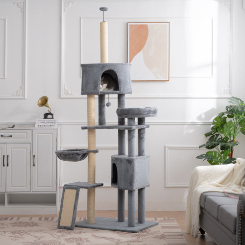 Arbre à Chats 267 cm : Espace de Jeu et Confort pour Votre Félin