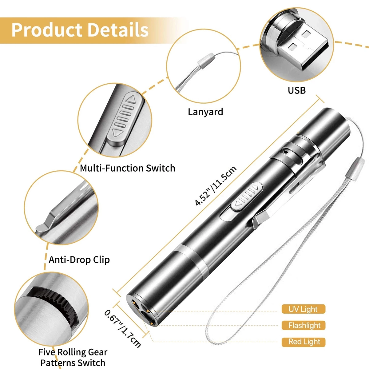 Outil d'exercice pour l'entraînement des animaux - Jouet pour chat avec pointeur LED