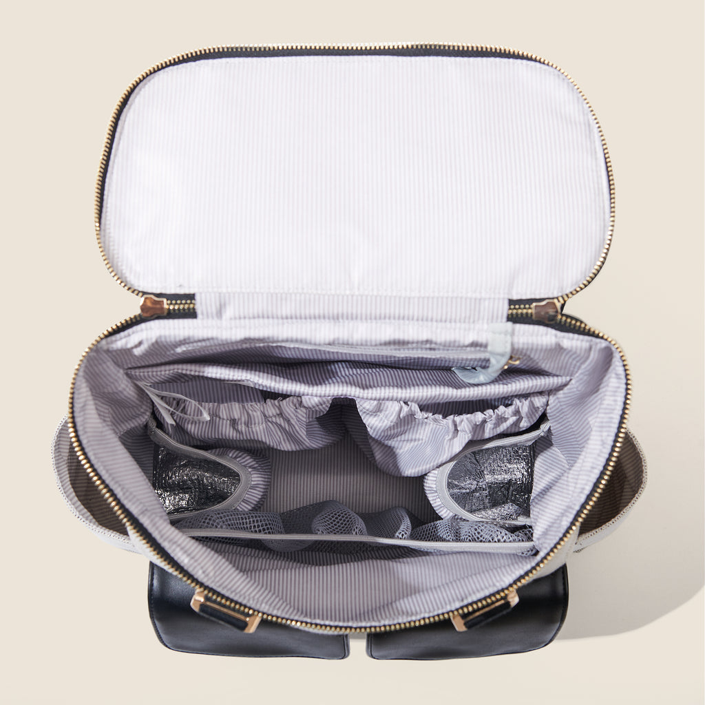 Sac à dos à couches en pied-de-poule