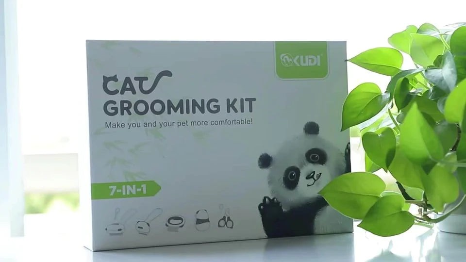 Kit de Toilettage 7-en-1 pour Chats et Chiens