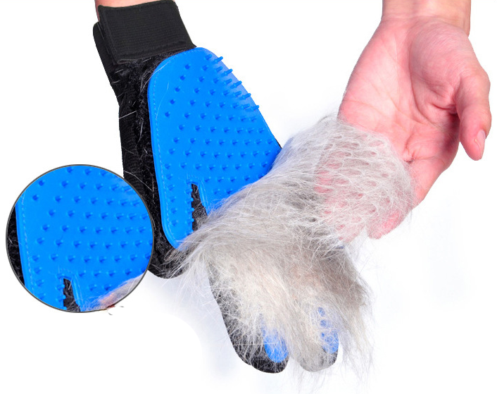 Gants de nettoyage pour poils d'animaux