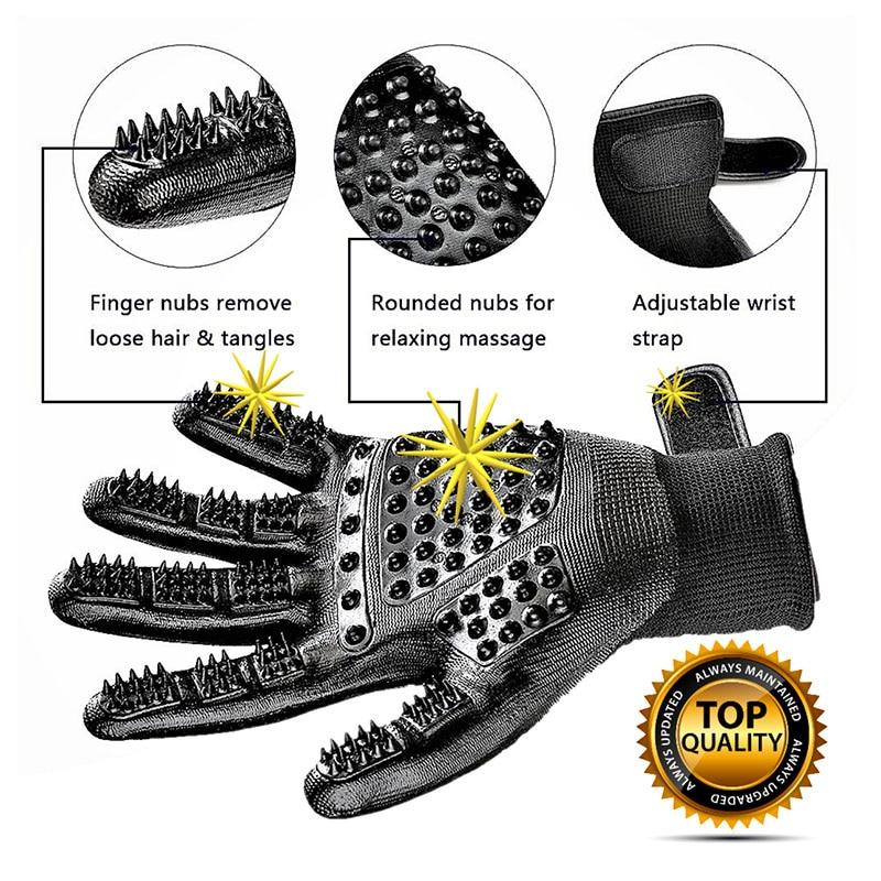 Gants de Toilettage pour Animaux