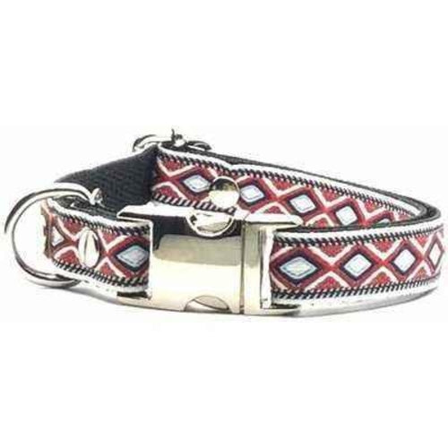 Collier en Coton Gravé Design pour Chien No.19s