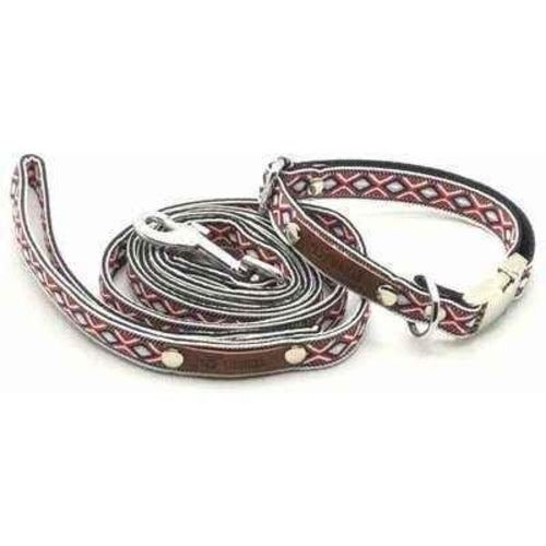 Collier en Coton Gravé Design pour Chien No.19s