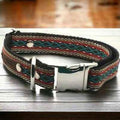 Collier en Coton Élégant Fait Main pour Chiens Moyens