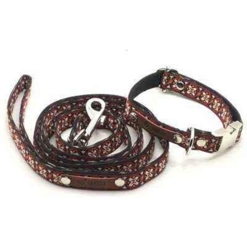 Collier en Coton Personnalisé Designer pour Petit Chien