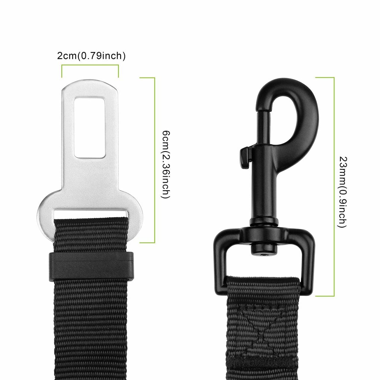Harnais Réglable pour Chien - Pack de 2 avec Connecteur de Sécurité