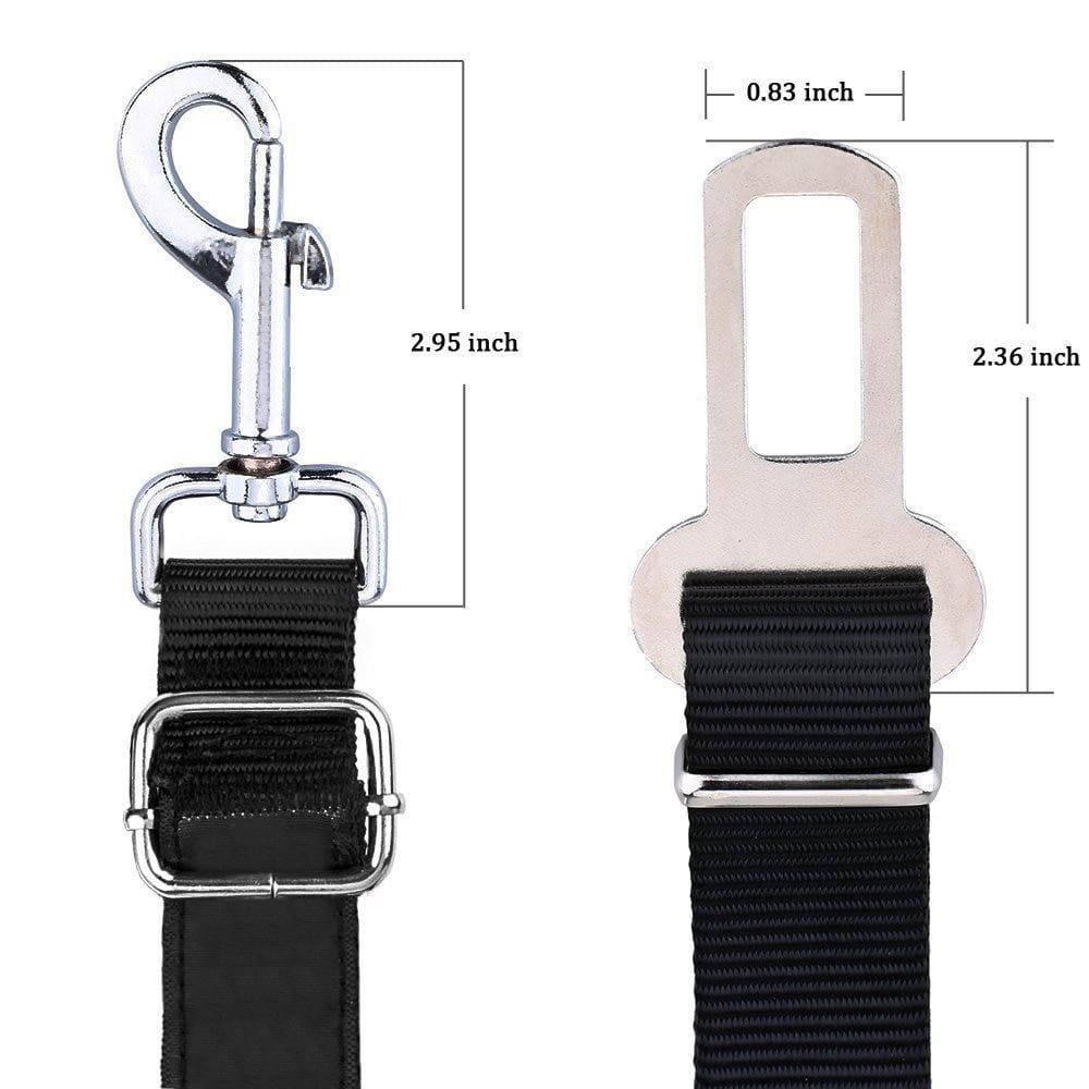 Harnais Réglable pour Chien - Pack de 2 avec Connecteur de Sécurité