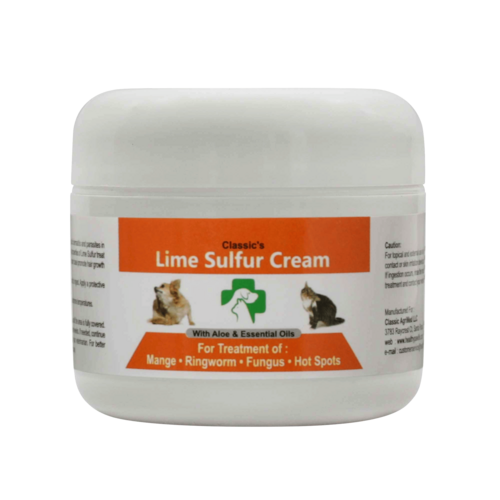Lime Sulfur Animal Skin Cream - Animal Care et Veterinary Treatment pour