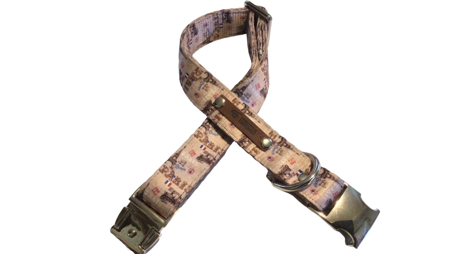 Collier pour chien designer durable