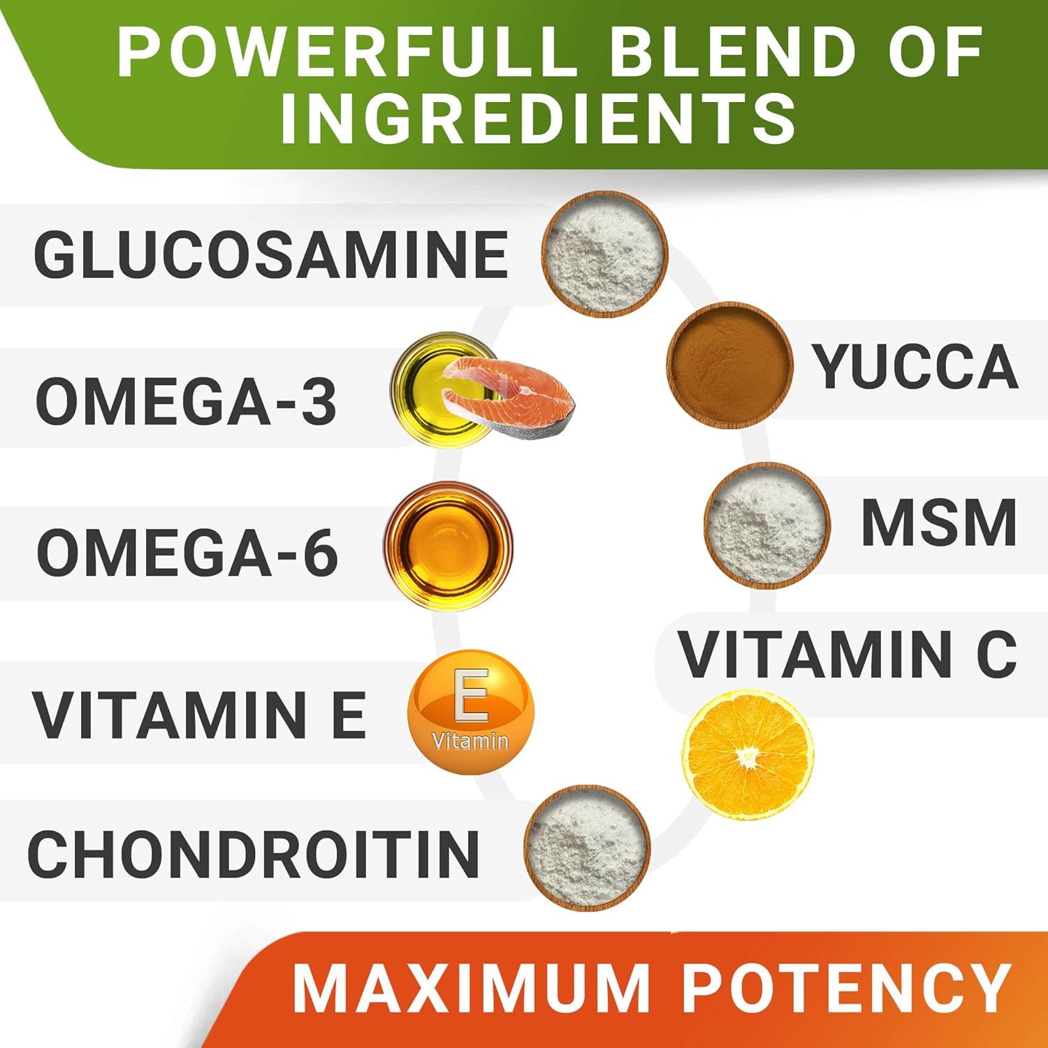 Youmile Complément de Santé des Hanches et Articulations pour Chiens 120 Croquettes, Glucosamine