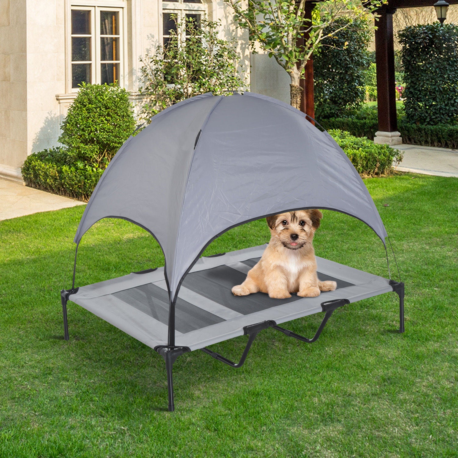 Lit surélevé pliant pour animaux : confort et protection