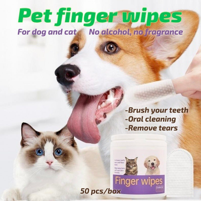 Lingettes humides 3-en-1 pour animaux de compagnie pour chiens et chats