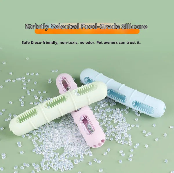 Brosse à dents en forme de saucisse pour chien