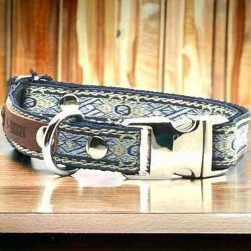 Collier Chien Gravé en Coton pour Petites Races