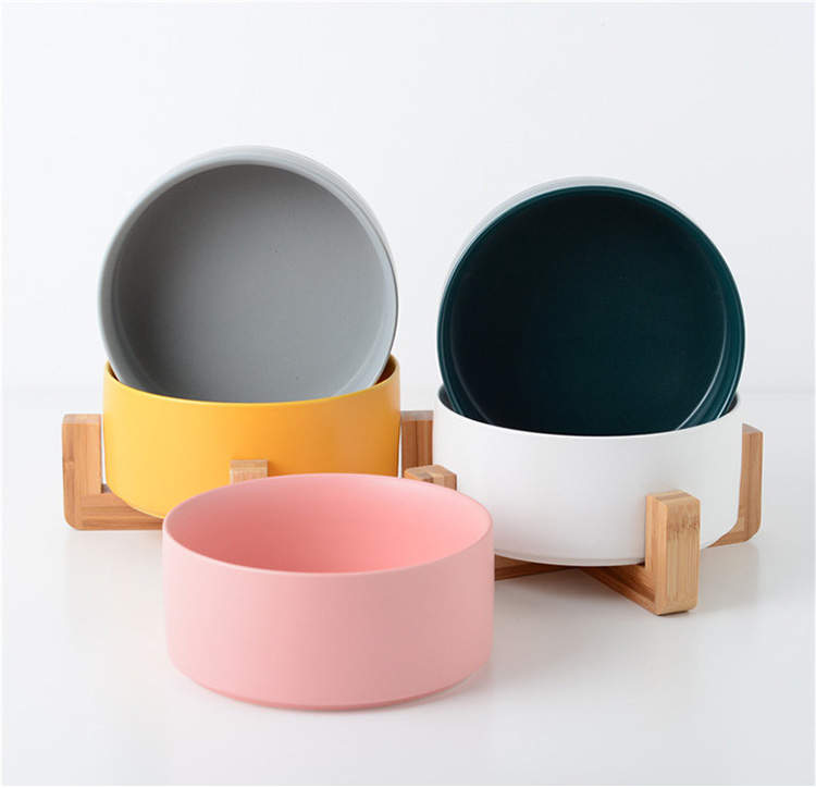 Gamelle céramique avec support bambou