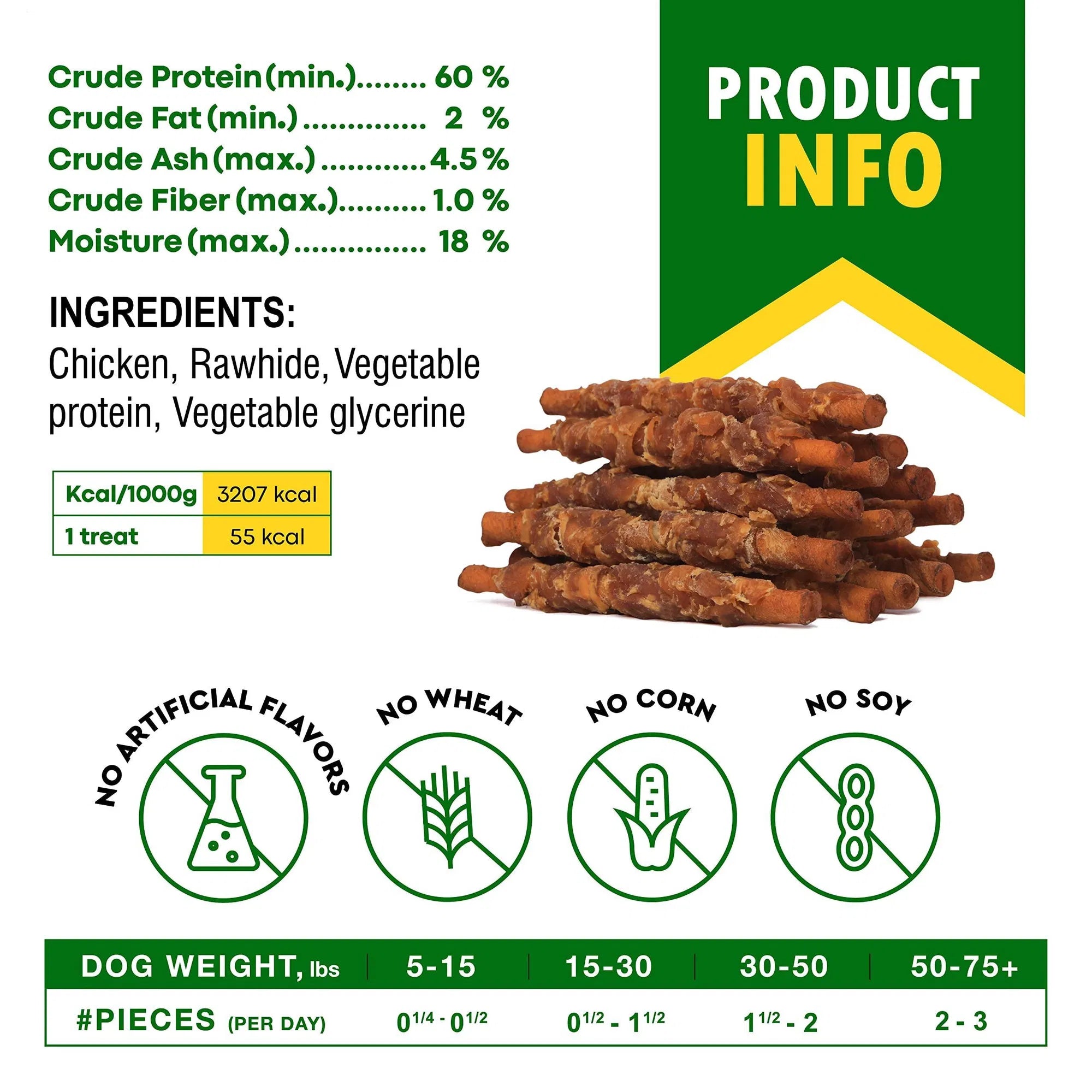 Friandises Naturelles à Mâcher pour Chien