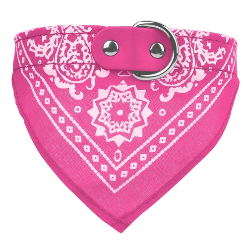 1Pc Réglable Bandana Leather Animal Collier Triangle Scarf