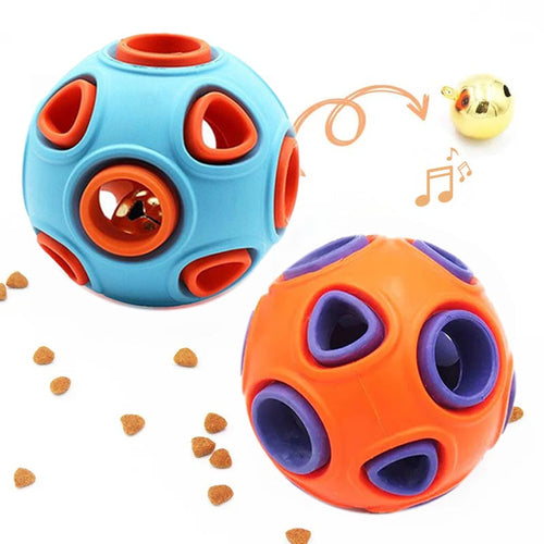 Balle en Caoutchouc avec Son de Cloche - Lot de 2
