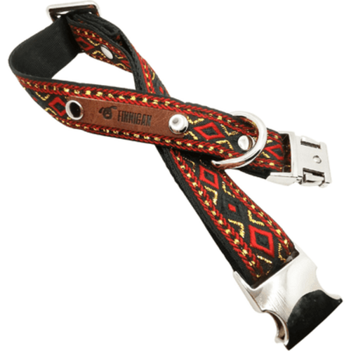 Collier Chien Designer Fait Main Finnigan No.28m