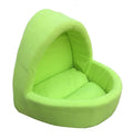 Lit Animal Style Cave Confortable pour Chiens & Chats – L Vert