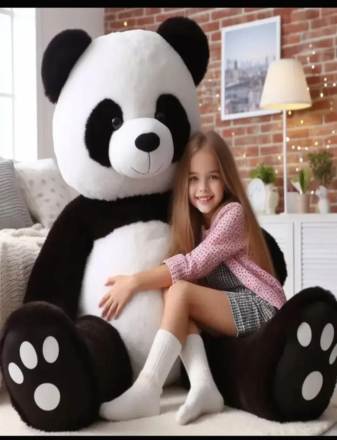 5 Feet panda teddy bear stuffed animal Jouets pour gift