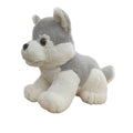 Chien Peluche Doux Husky Gris 30 cm Cadeau de Saint-Valentin