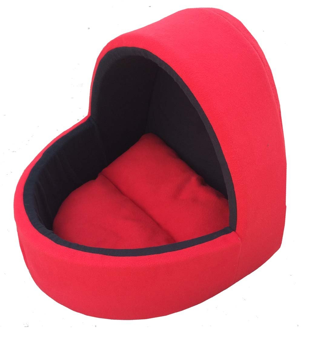 Lit Tente Douillette pour Chiens et Chats – L Rouge