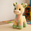 Girafe grise en peluche douce jouet