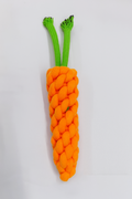 Jouet à Mâcher en Corde en Forme de Carotte - Orange & Vert