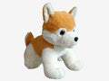 Jouet en peluche Husky Chien Marron 30 cm Cadeau pour filles