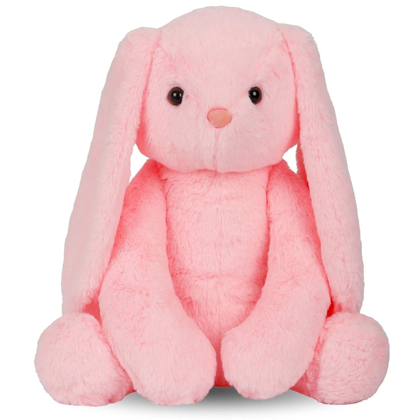 Jouet en Peluche Lapin Rose Mignon avec Longs Oreilles – 35 cm