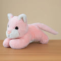 Peluche Animale Doux Jouet Chat - Rose, 25 cm