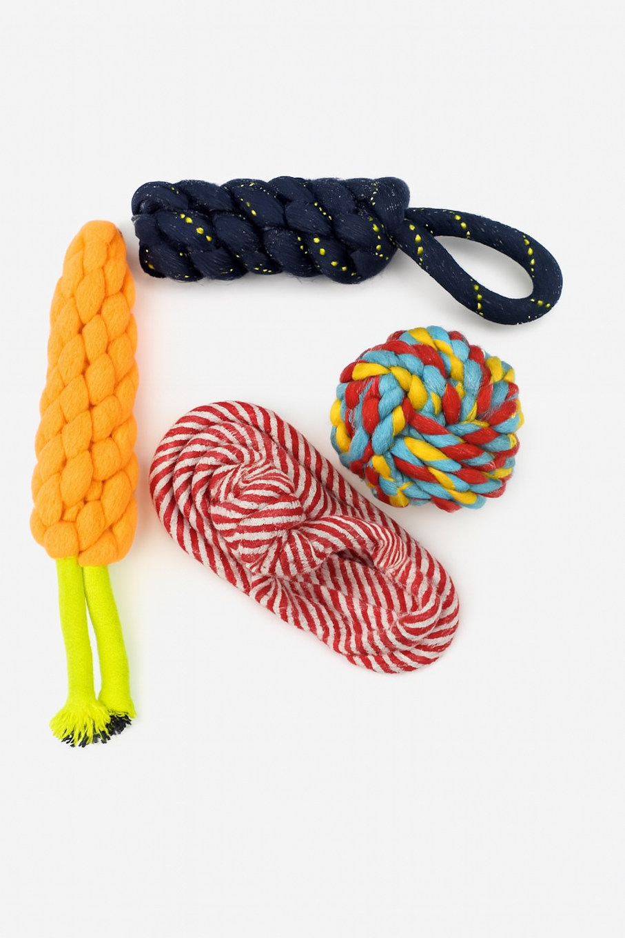 4en1 Corde à mâcher et Jouet de dentition Ensemble pour Chiots