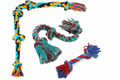 Jouets à mâcher en corde 3 nœuds et 5 nœuds pour chiots