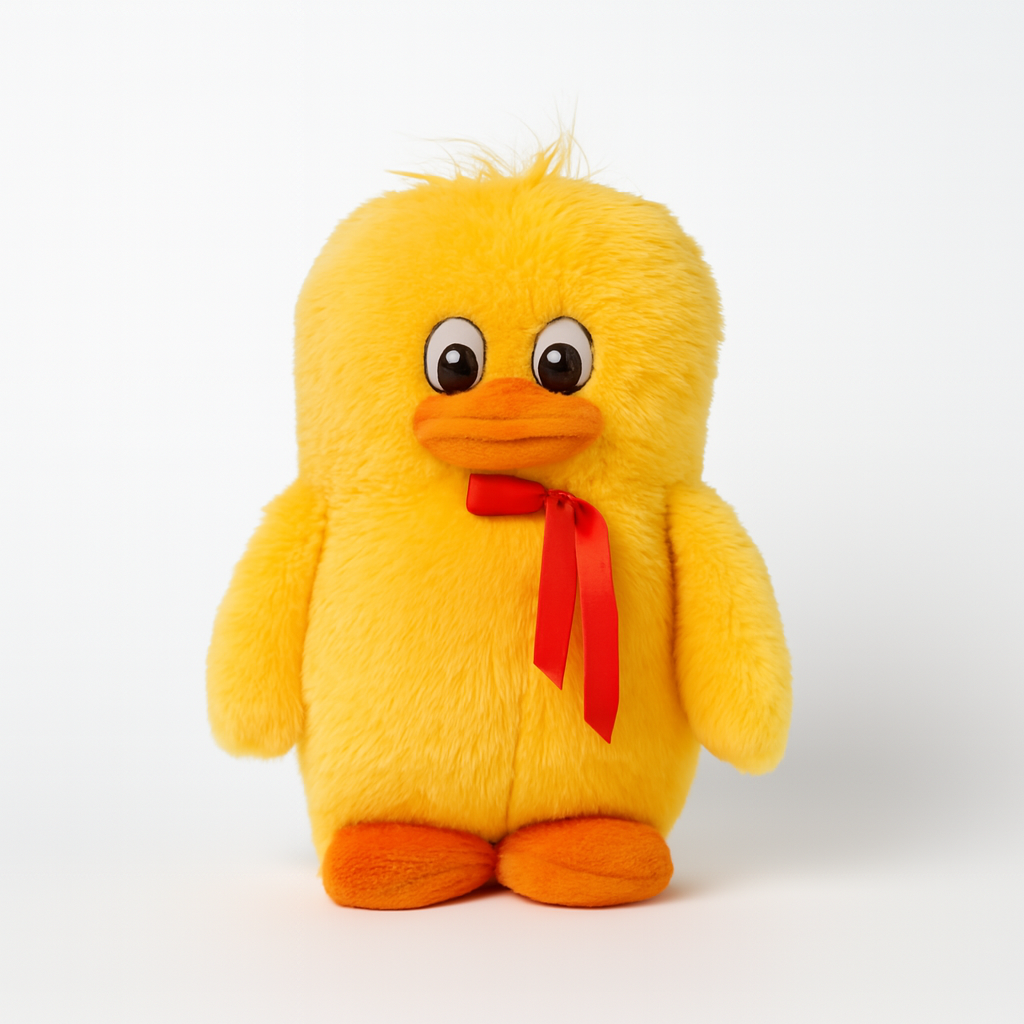Canard Jaune Doux en Peluche