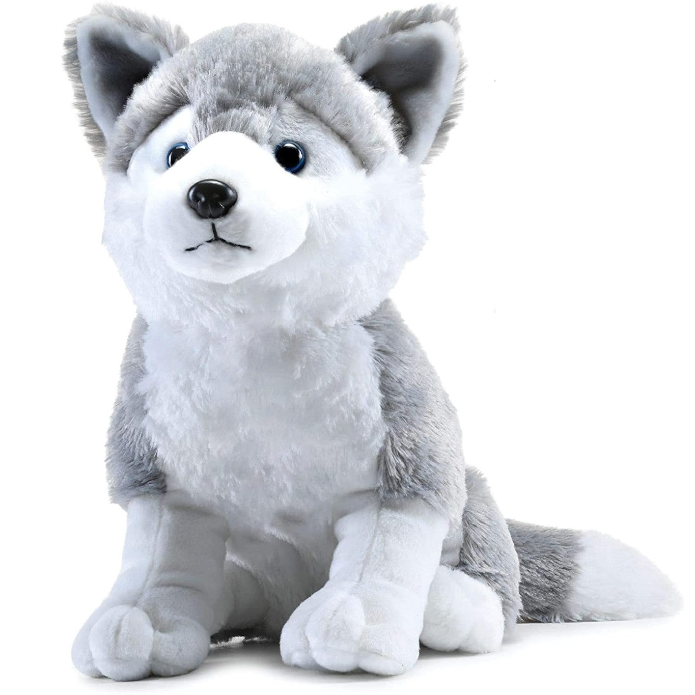 Peluche Chien Husky, Jouet Doux pour Enfants, Cadeaux Adorables