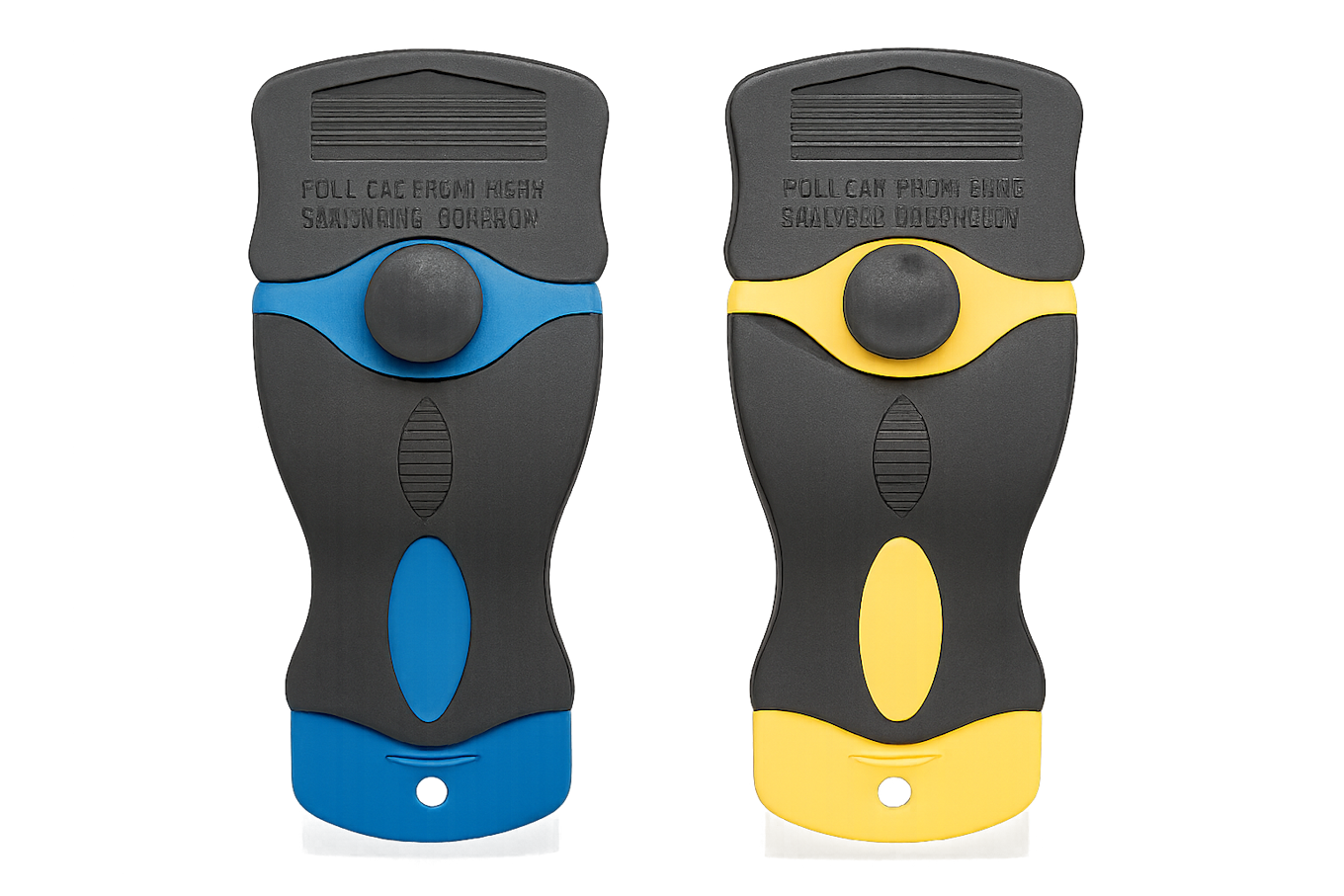 Blue et Yellow Animal Hair Toilettage Tools