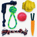 Ensemble de Jouets Squeaky en Caoutchouc pour Chiots