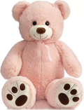 Jouet en peluche ours en teddy de 5 pieds - cadeau doux rose