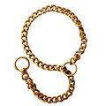 Collier en Chaîne en Laiton pour Dressage de Chiens