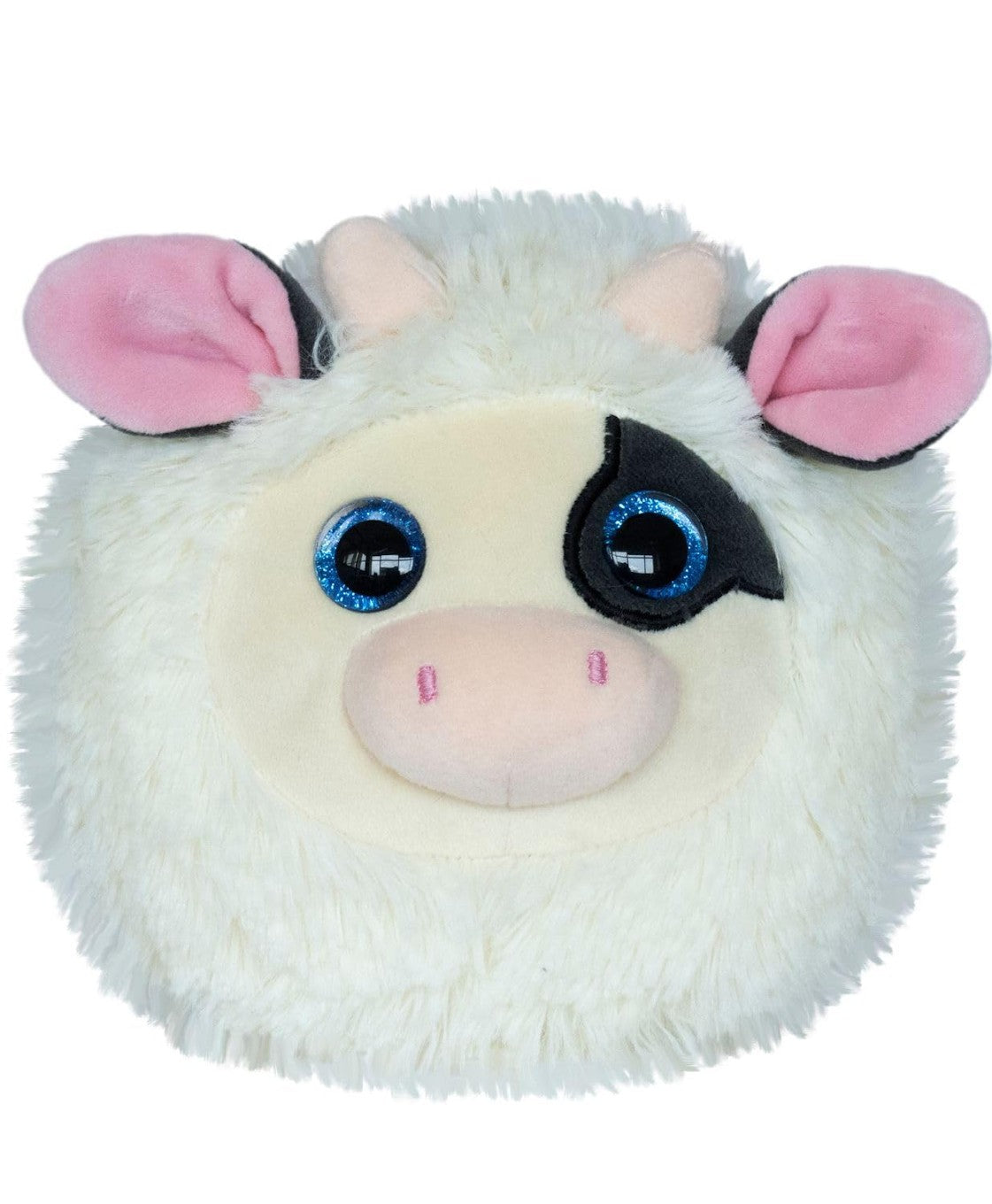 Jouet en Peluche Douce Tête de Vache – 14 cm
