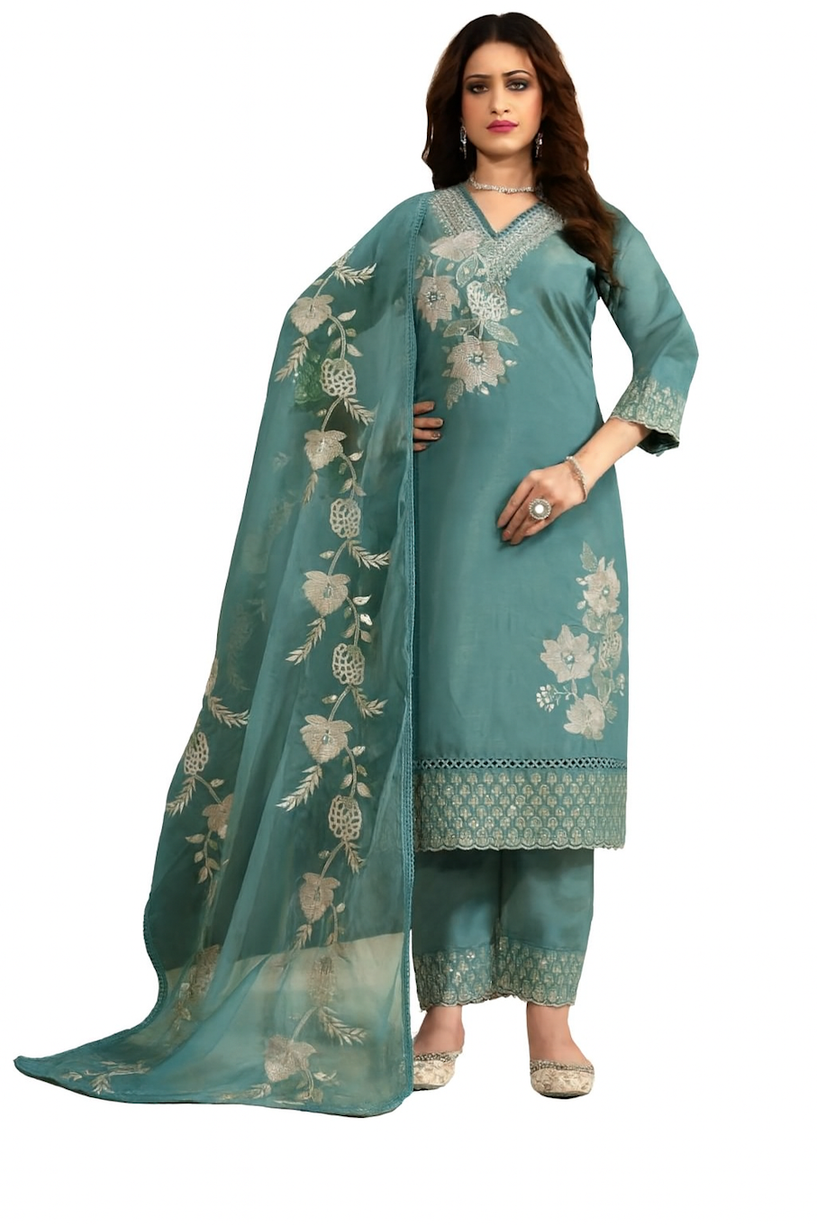 Festive Kurti Ensemble pour Women Premium Look