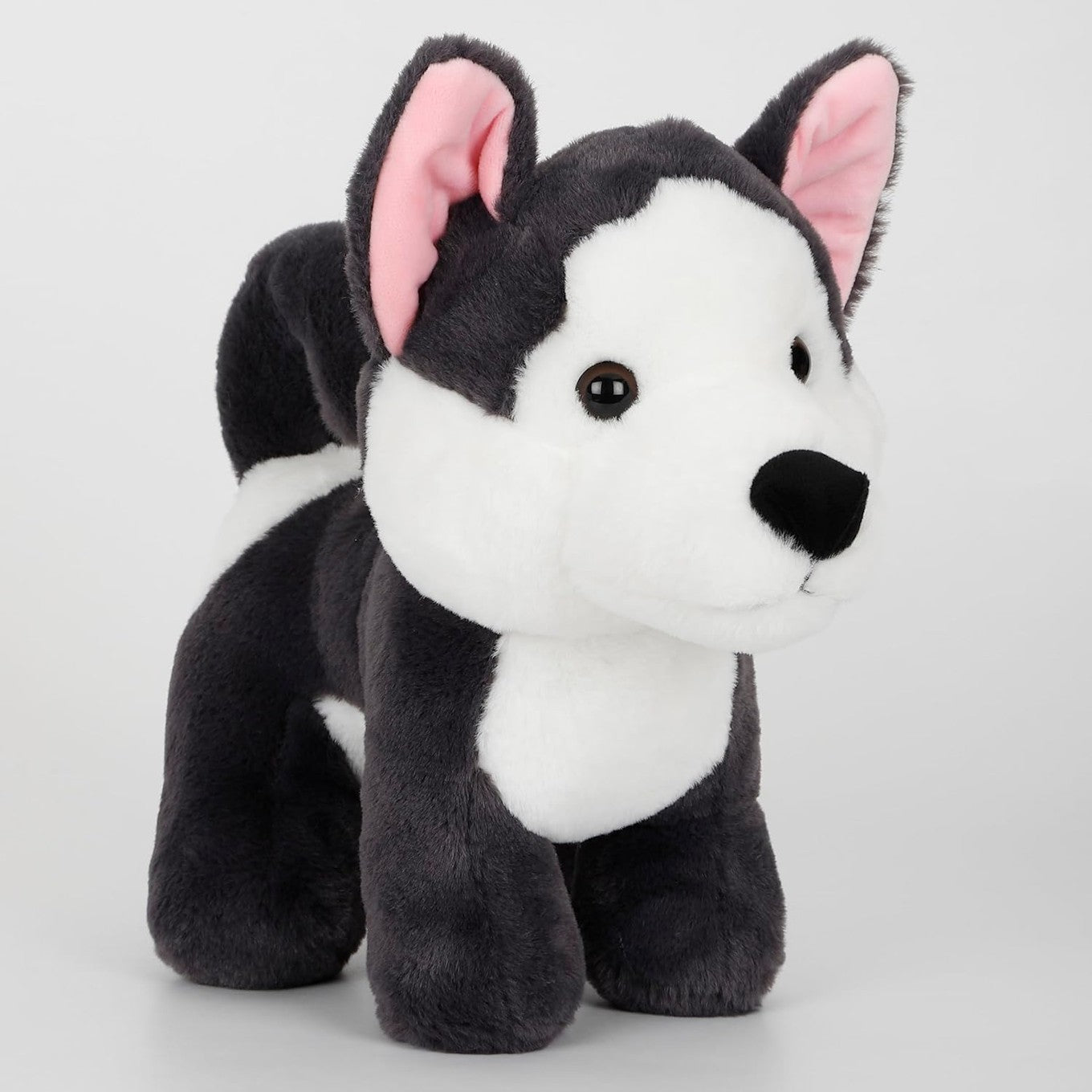 Peluche Chien Husky Debout – 22 cm