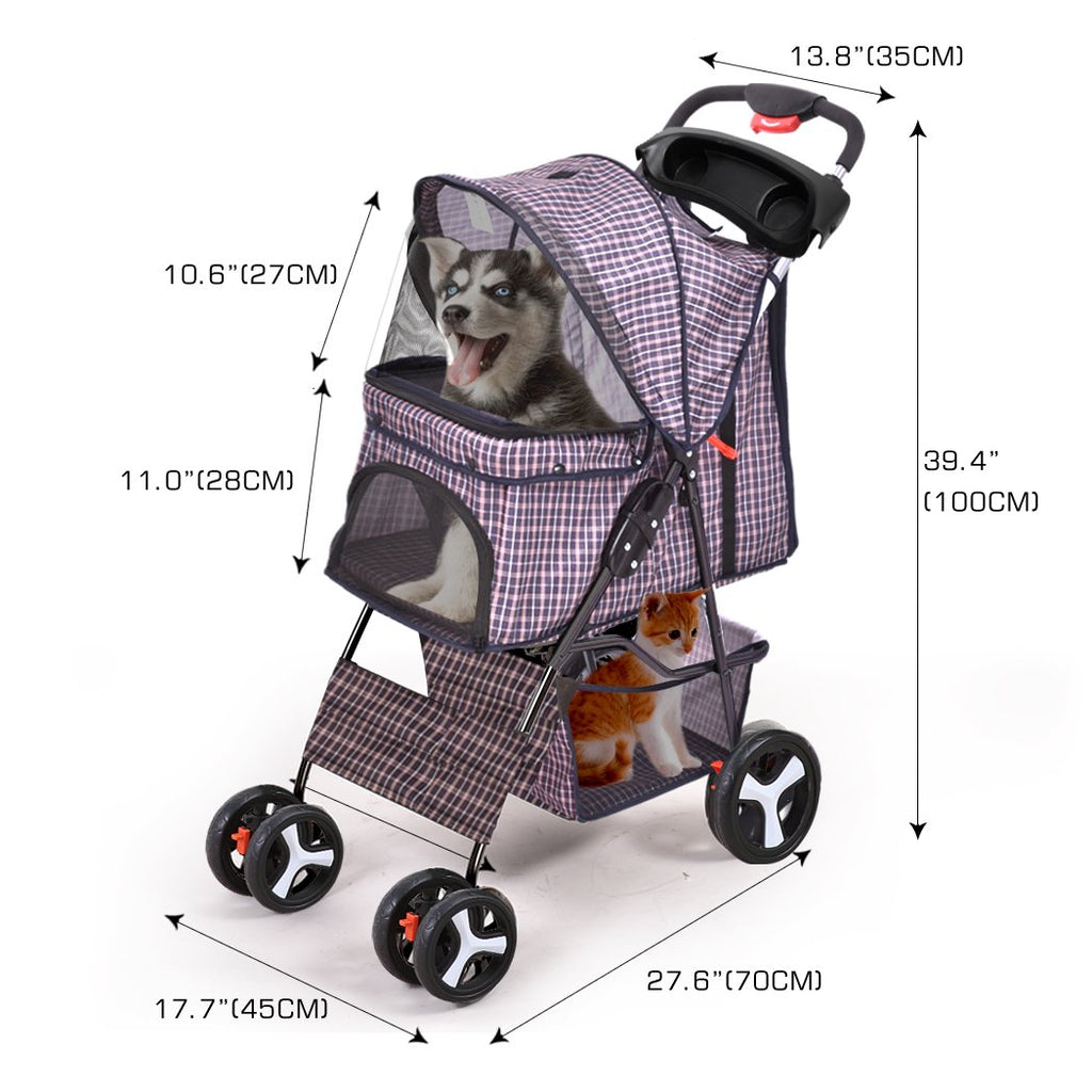 Poussette 4 roues pour animaux : confort et sécurité en balade