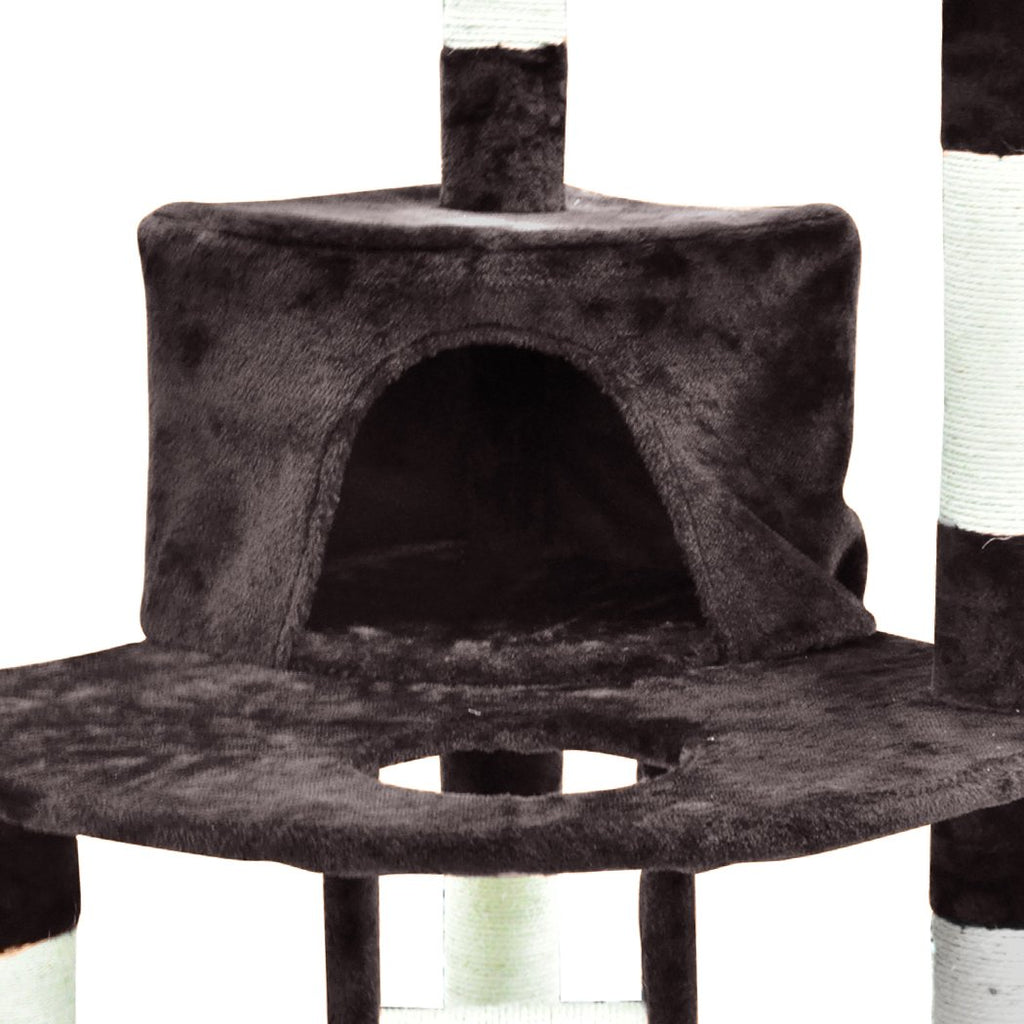 Arbre à chat PaWz avec griffoir, poteau, gymnase et condo