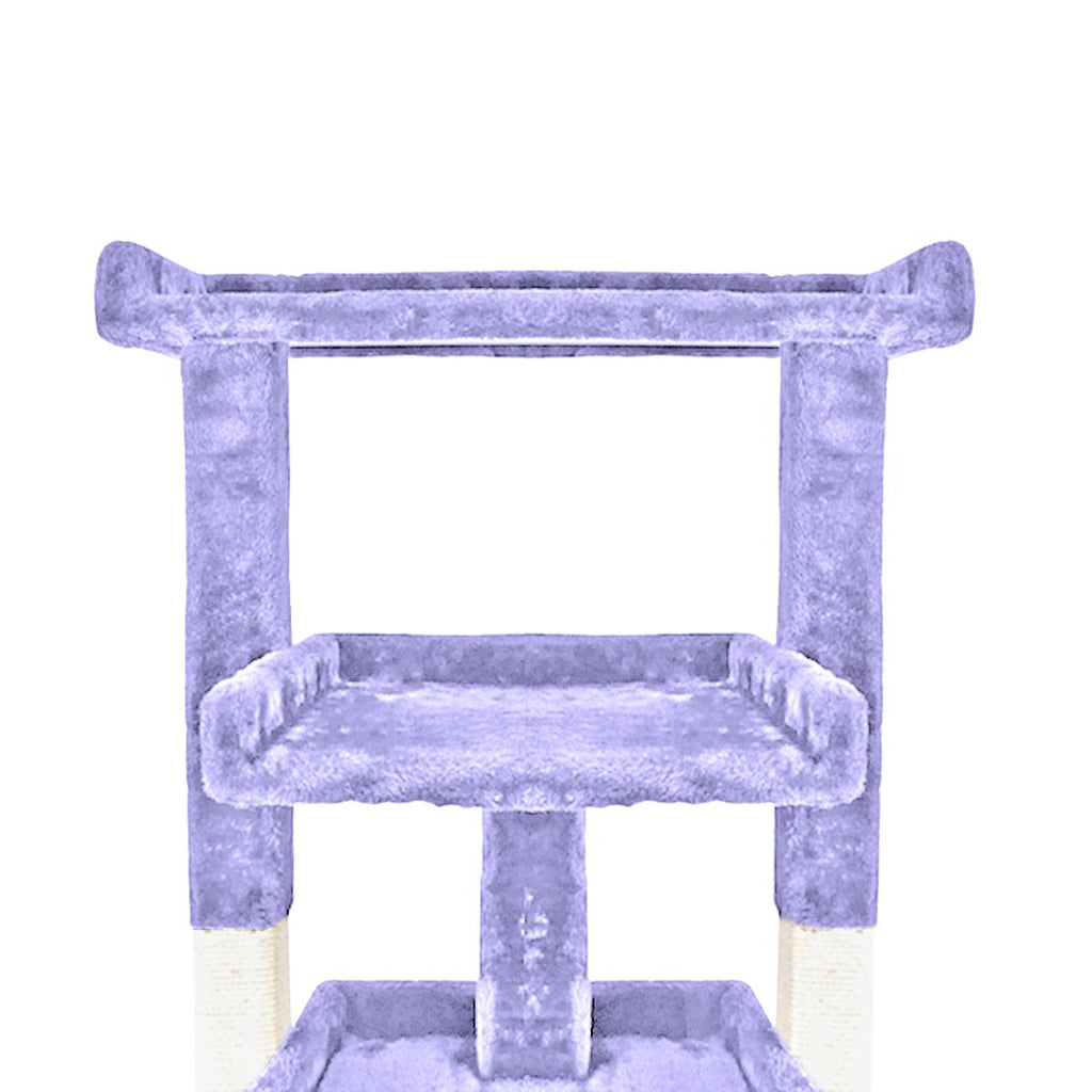 Arbre à chat PaWz avec griffoir, poteau, gymnase et condo pour animaux