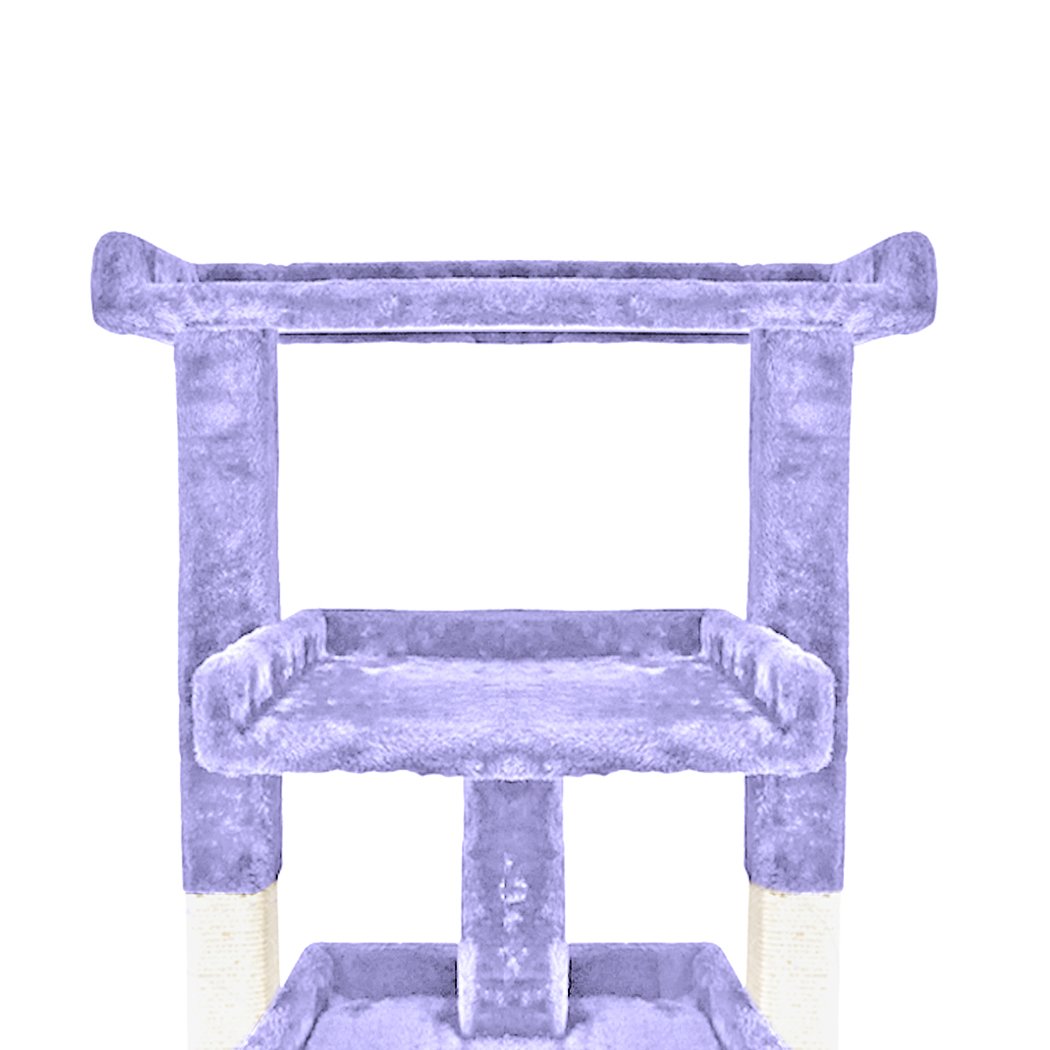 Arbre à chat PaWz avec griffoir, poteau, gymnase et condo pour animaux